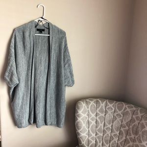 Gray Cocoon Sweater